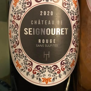 Rouge - Chateau de Seignouret - Seignouret Freres -2020