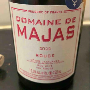 Rouge - Domaine de Majas - Agnès & Alain Carrère 