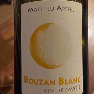 Rouzan Blanc - Mathieu Apffel - Camille & Mathieu Apffel 