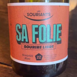 Sa Folie - Domaine Les Souriants - Maxime Troncy & Damien Polosse -2022