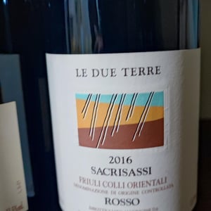 Sacrisassi rosso - Le Due Terre - Silvana Forte, Flavio e Cora Basilicata -2018