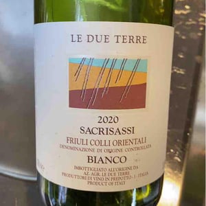 Sacrisassi rosso - Le Due Terre - Silvana Forte, Flavio e Cora Basilicata -2018