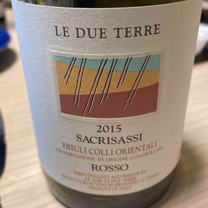 Sacrisassi rosso - Le Due Terre - silvana-forte-flavio-e-cora-basilicata -2018