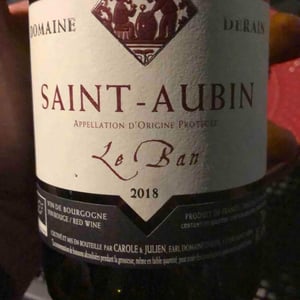 Saint-Aubin Le Ban - Domaine Derain - Julien Altaber & Carole Shwab, Domique Derain 
