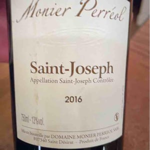 Saint-Joseph - Domaine Monier-Perréol - Guillaume & Jean-Pierre Monier & Philippe Perréol 