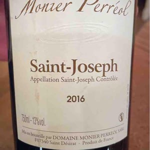 Saint-Joseph - Domaine Monier-Perréol - Guillaume & Jean-Pierre Monier & Philippe Perréol 