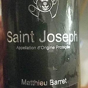 Saint Joseph 2018 - Domaine du Coulet - Matthieu Barret