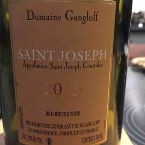 Saint Joseph - Domaine Gangloff - elsa-yves-gangloff