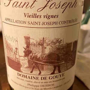 Saint Joseph Vieilles Vignes - Domaine De Gouye - philippe-desbos -2021
