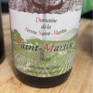 Saint-Martin - La Ferme Saint-Martin - Les Vins de Thomas - Sophie & Thomas Jullien 