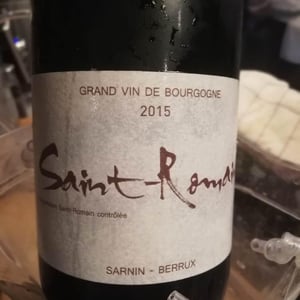 Saint-Romain (blanc) - Sarnin-Berrux - Jean-Pascal Sarnin & Jean-Marie Berrux 