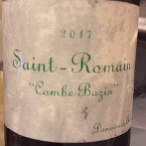 Saint-Romain "Combe Bazin" - Domaine de Chassorney - Frédéric Cossard 