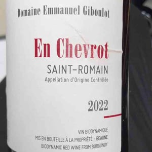 Saint-Romain "En-Chevrot" Rouge - Domaine Emmanuel Giboulot - emmanuel-giboulot