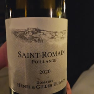 SAINT-ROMAIN POILLANGE 2020 HENRI & GILLES B UISsON DOMAINE - Domaine Henri et Gilles Buisson 2020 HENRI & GILLES B UISsON DOMAINE - buisson-family -2020