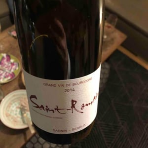 Sarnin-Berrux - Jean-Pascal Sarnin & Jean-Marie Berrux - Saint-Romain (rouge)