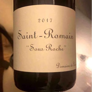 Domaine de Chassorney - Frédéric Cossard - Saint-Romain "Sous Roche"