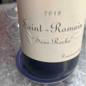 Saint-Romain "Sous Roche" - Domaine de Chassorney - Frédéric Cossard -2017