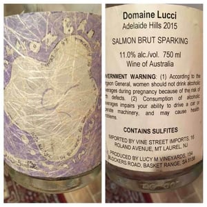 Salmon Brut Sparkling - Lucy Margaux Vineyards - Anton Van Klopper 