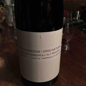 Els Vinyerons / Sin Project - Amós Bañeres Merinero & Alex Ruiz Masachs - Saltamartí (Ull de Llebre, Garnatxa)