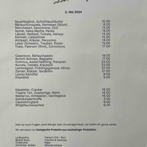 Sample Menu - Darling Restaurant - 768406