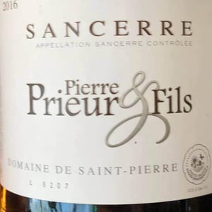 Sancerre - Pierre Prieur & Fils - Bruno & Thierry Prieur -2016
