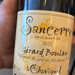 sancerre - Gérard Boulay - Thibaut Boulay -2022