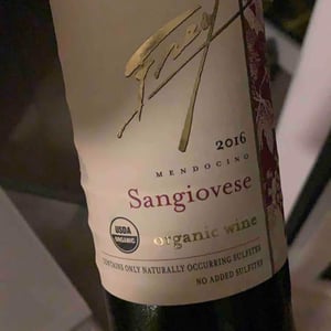 Sangiovese - Frey Vineyards - Jonathan Frey 