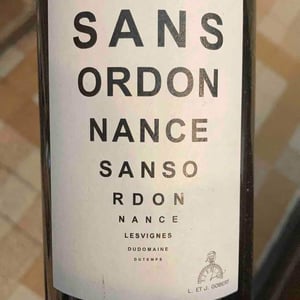 Sans Ordonance (rouge) - Domaine Du Temps - Lauranne Plegat & Jeremy Gobert 