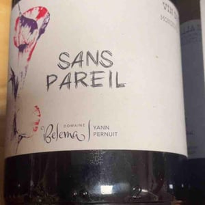 Sans Pareil - Les Vins De Belema - yann-pernuit -2022