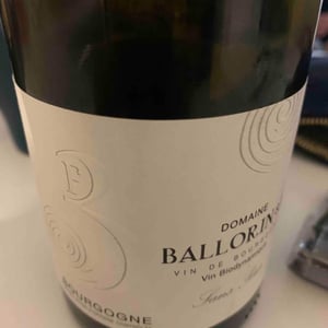 Sans Peur 2015 - Domaine Ballorin - Gilles Ballorin