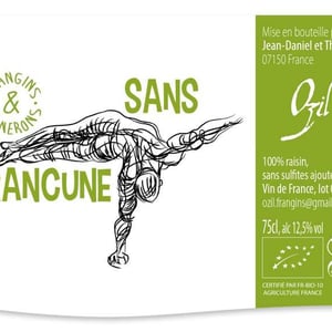 Sans Rancune - Ozil Frangins & Vignerons - thomas-jean-daniel-ozil