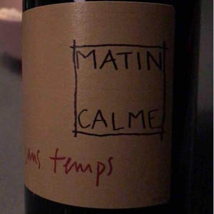 Sans Temps - Domaine du Matin Calme - Anthony Guix 