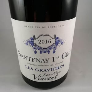 santenay 1er cru Les Gravières - Domaine Jean-Marc Vincent - Anne-Marie & Jean-Marc Vincent 