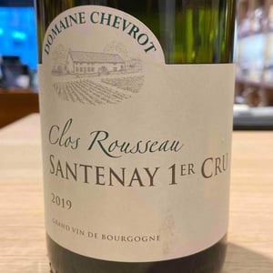 Santenay Premier Cru Clos Rousseau - Domaine Chevrot - vincent-pablo-chevrot -2019