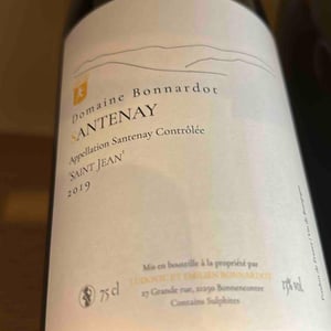 Santenay « Saint-Jean » - Domaine Bonnardot - Antoine, Ludovic & Emilien Bonnardot -2019