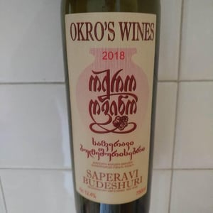 Okro's Wines - John Okruashvili - Saperavi Budeshuri