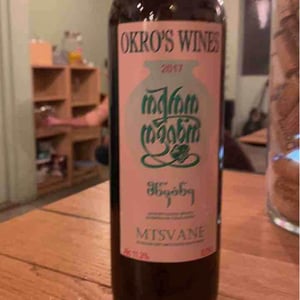 Saperavi Budeshuri - Okro's Wines - John Okruashvili 