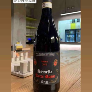 Valtellina Superiore Sassella Riserva Rocce Rosse - Arpepe - Arturo, Guido, Isabella & Emanuele Pelizzatti Perego -2009