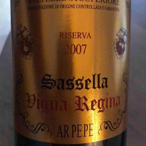Sassella Riserva Valtellina Superiore Vigna Regina - Arpepe - arturo-guido-isabella-emanuele-pelizzatti-perego