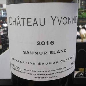 Saumur Blanc - Château Yvonne - matthieu-vallee