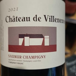 Saumur Champigny - Château De Villeneuve - Jean-Pierre Chevallier -2020