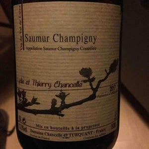 Saumur Champigny - Domaine Chancelle - thierry-lydie-chancelle
