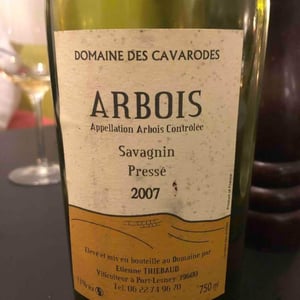 Savagnin Pressé - Domaine des Cavarodes - etienne-thiebaud