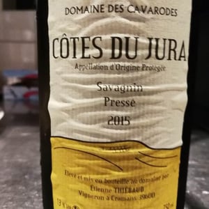 Savagnin Pressé - Domaine des Cavarodes - Etienne Thiebaud 