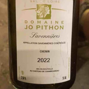 Savennières - Pithon-Paillé - Jo Pithon 