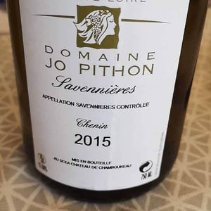 Savennières - Pithon-Paillé - Jo Pithon 