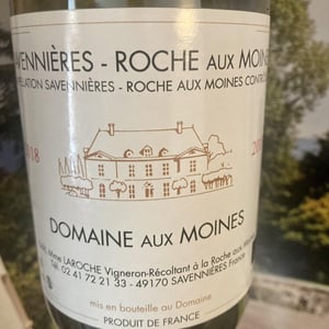 Savennières Roche Aux Moines - Domaine aux Moines - monique-tessa-laroche -2018