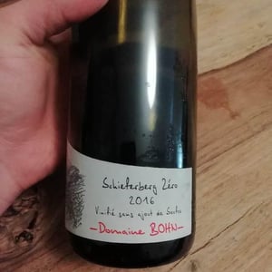 Schieferberg Zéro - Domaine Bohn - Bernard & Arthur Bohn 
