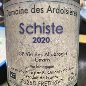 Domaine Des Ardoisières - Brice Omont - Schistes