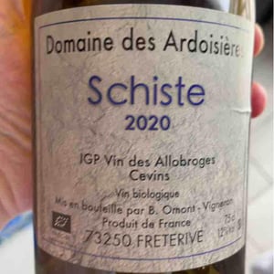 Domaine Des Ardoisières - Brice Omont - Schistes
